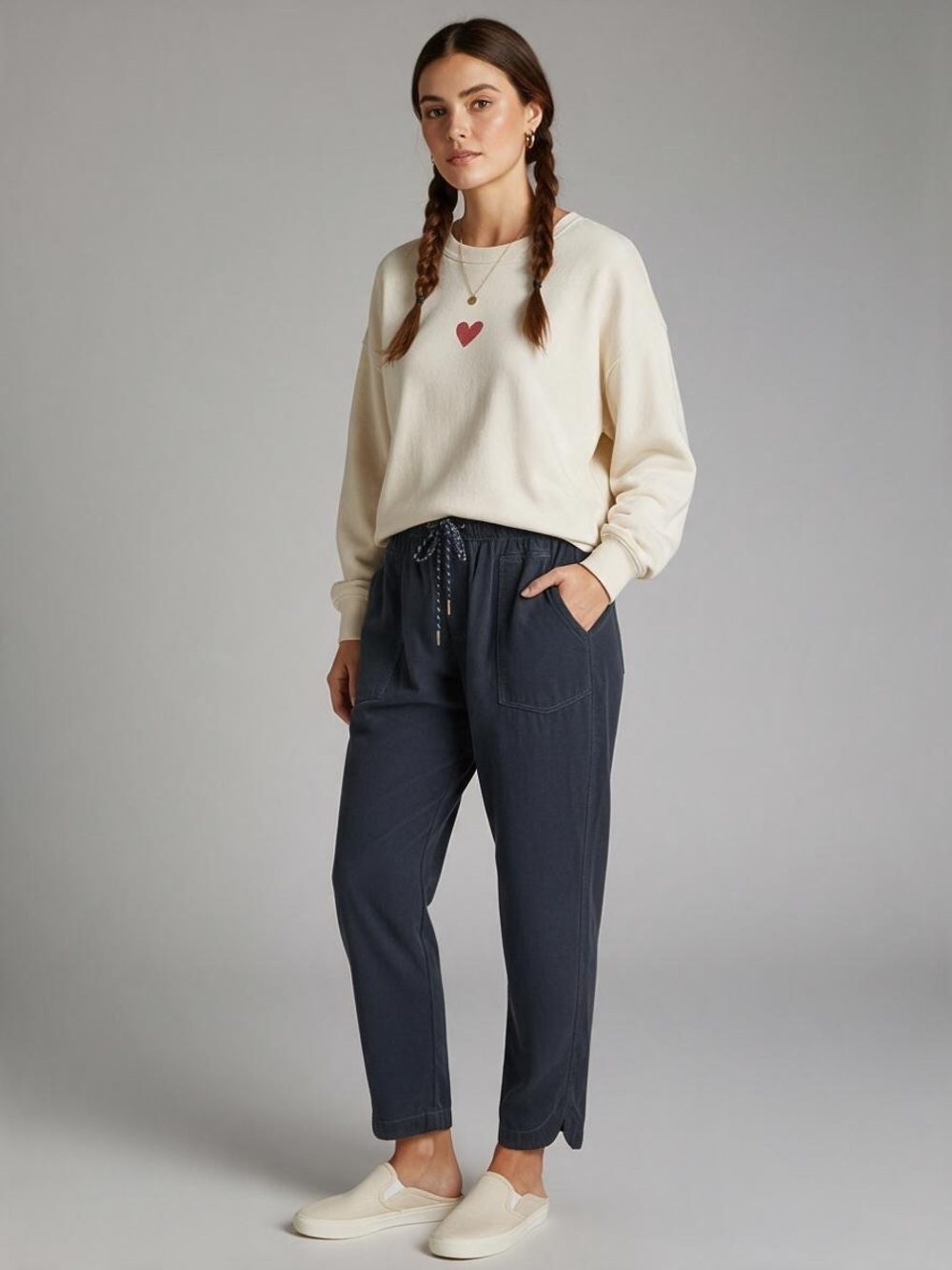 NWT Anthropologie Pilcro The Cottage Corduroy Drawstring Pants Cozy Pull On